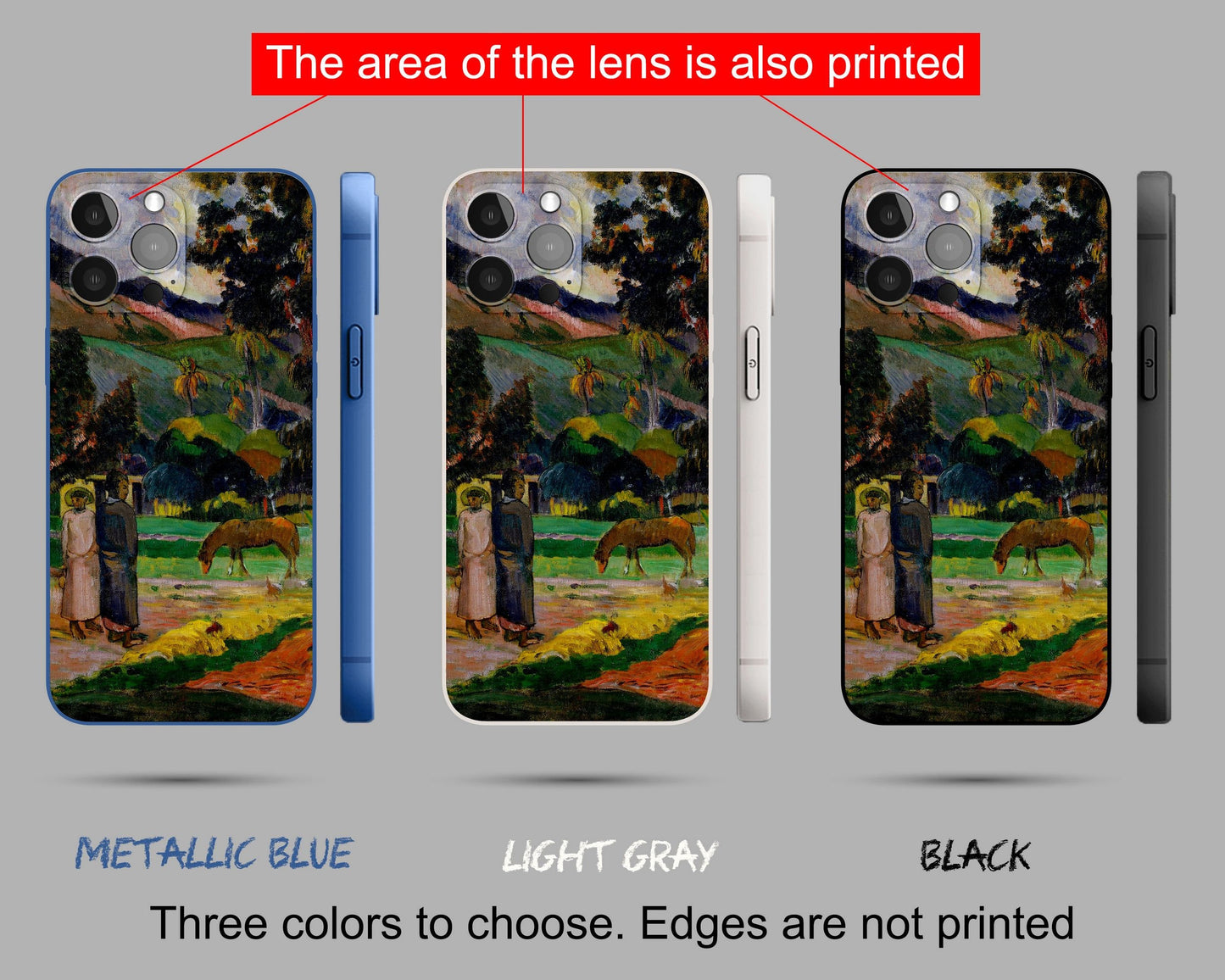 Iphone 14 Case Of Paul Gauguin Famous Painting, Iphone Case, Iphone 11, Iphone Se 2020 Case, Aesthetic Iphone, Gift For Her, Silicone Case
