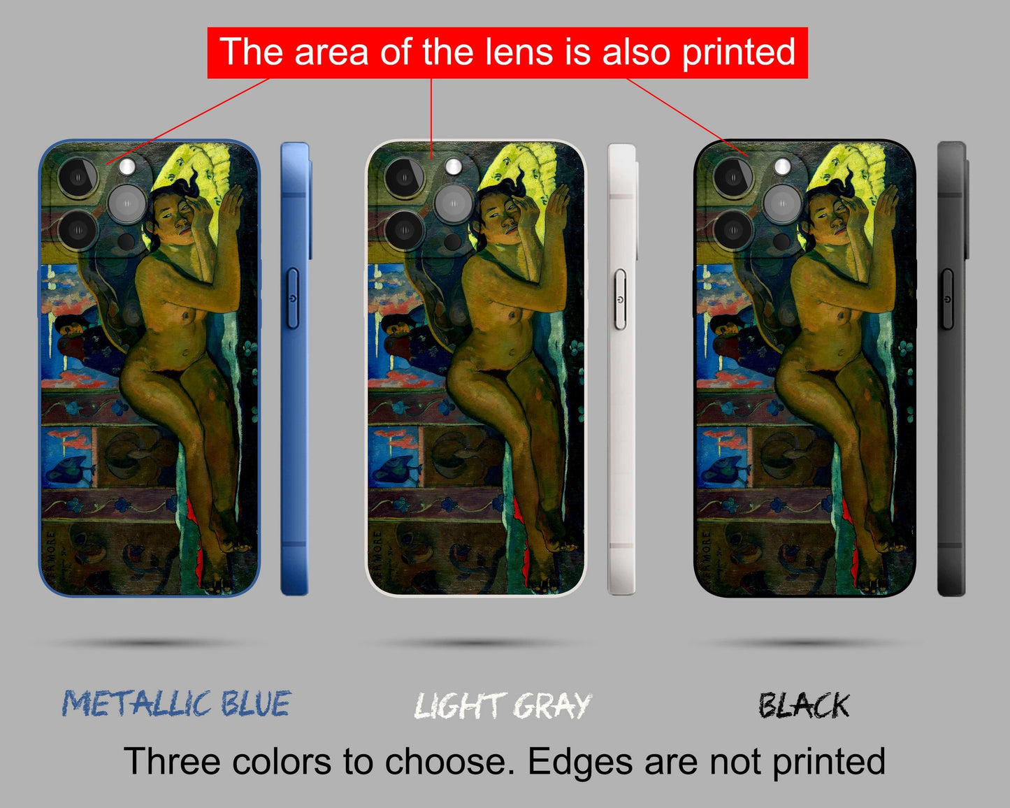 Iphone 14 Case Of Paul Gauguin Famous Painting, Iphone Case, Iphone 8, Iphone Cases, Designer Iphone Case, Gift For Her, Iphone Case Matte