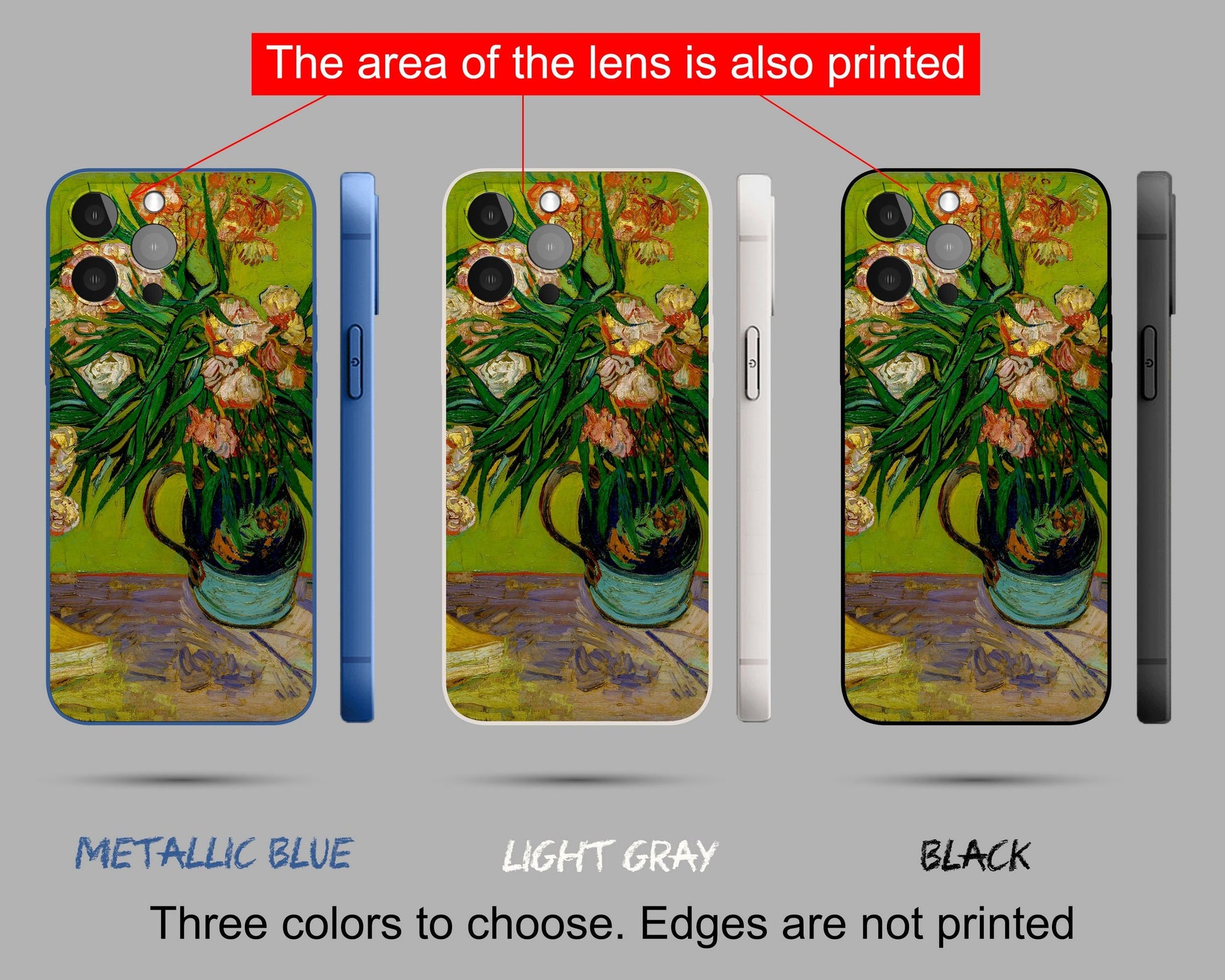 Iphone 14 Case Of Vincent Van Gogh Painting Oleanders, Iphone 11 Case, Iphone Xs Case, Designer Iphone 8 Plus Case, Iphone Case Protective