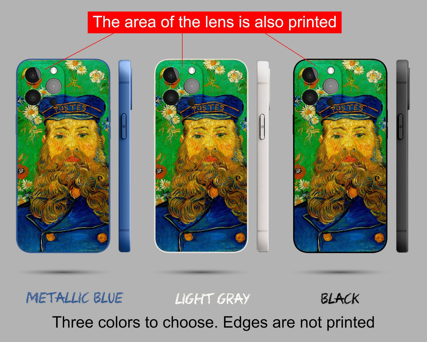 Iphone 14 Case Of Vincent Van Gogh Painting Portrait Of The Postman Joseph Roulin Iphone Cover, Iphone 12, Iphone Xs, Aesthetic Phone Case