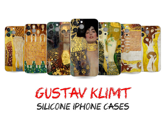 Gustav Klimt Art Phone Cover, 11 Pro Case, Iphone 5S Case, Iphone 8 Plus Case Art, Green Iphone Case Iphone Xr, Designer Iphone 8 Plus Case