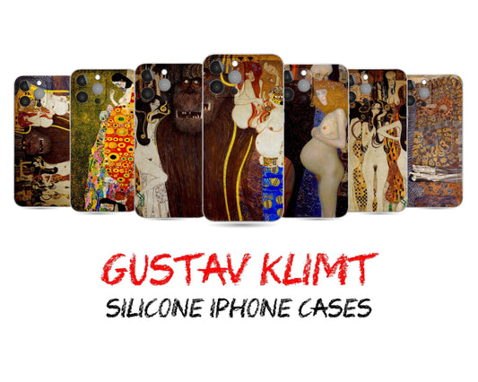 Gustav Klimt Art Iphone Case, Iphone 11, Iphone Se Case, Iphone 8 Plus Case Art, Green Iphone Case Iphone Xr, Designer Iphone 8 Plus Case