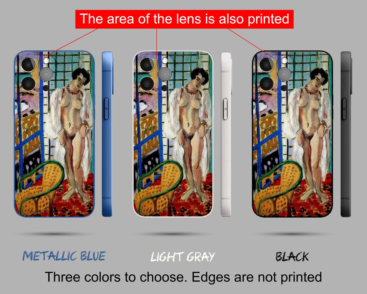 Henri Matisse Art Iphone 14 Case, Iphone 11 Pro Max, Iphone Se 2020 Case, Iphone 8 Plus Case Art, Vivid Colors, Birthday Gift, Silicone Case