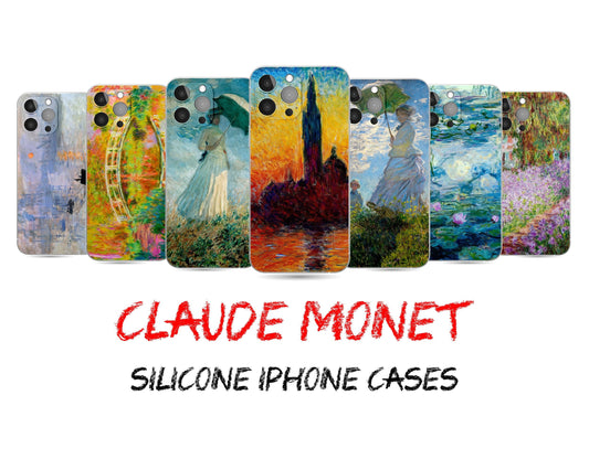 Claude Monet Paintings Iphone 14 Pro Max Case, Iphone 11 Case, Iphone Xs, Iphone 8 Plus Case Art, Aesthetic Iphone, Iphone Protective Case