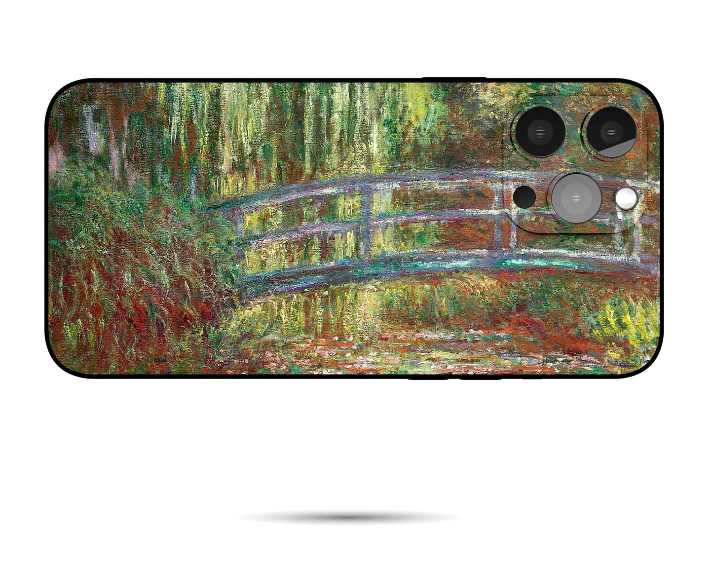 Claude Monet Painting Japanese Bridge Iphone 14 Pro Case, Iphone 13 Pro Case, Iphone Xs Max Case, Iphone 8 Plus Case, Aesthetic Phone Case
