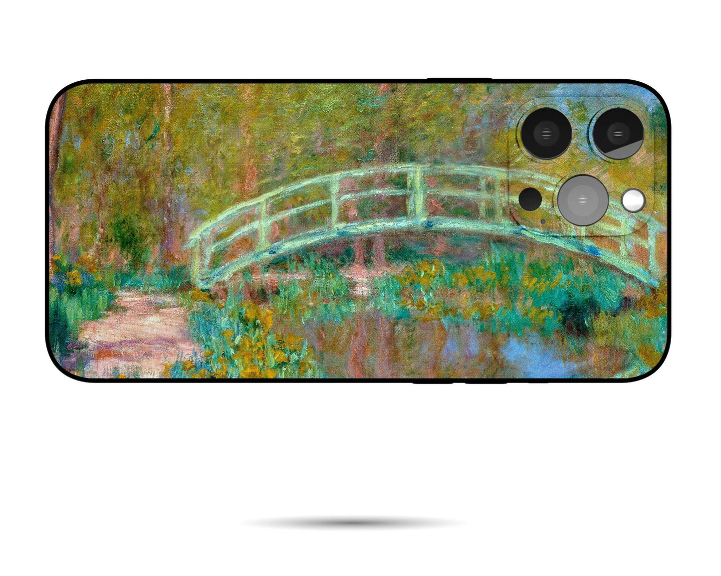Claude Monet Painting Japanese Bridge Iphone 14 Pro Case, Iphone 13 Pro Case, Iphone Xs Max Case, Iphone 8 Plus Case, Aesthetic Phone Case