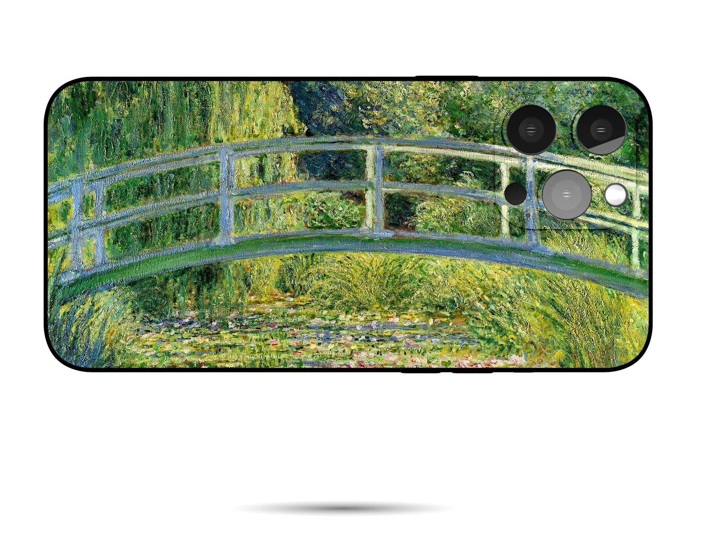 Claude Monet Japanese Bridge Iphone 14 Case, Iphone 12 Case, Iphone Se 2020, Iphone 8 Plus Case Art, Birthday Gift, Iphone Case Silicone