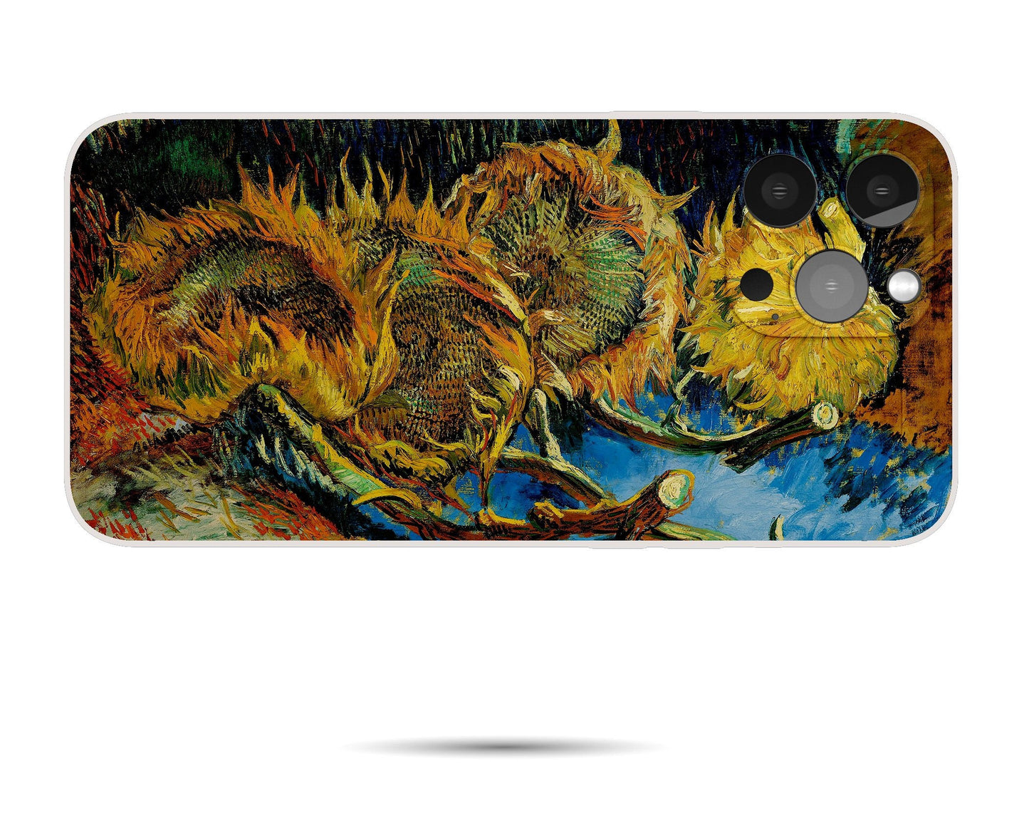 Vincent Van Gogh Four Sunflowers Iphone Cover, Iphone 12 Pro Case,Iphone 8 Plus Case Art, Vivid Colors, Designer Iphone 8 Plus Case