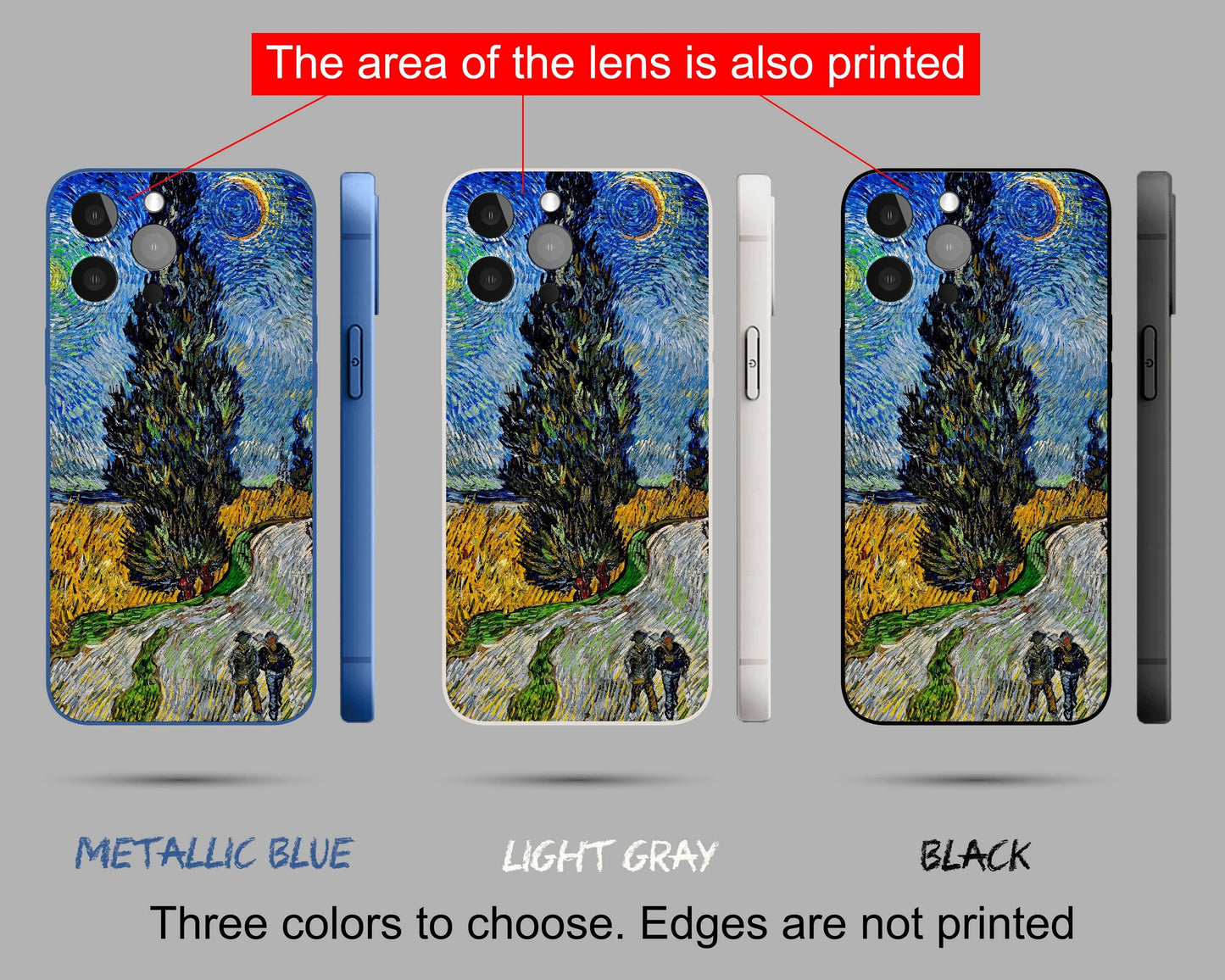 Vincent Van Gogh Road With Cypress And Star Apple Phone Case, Iphone 13 Pro Max, Iphone Xr Case, Iphone 8 Plus Case Art, Aesthetic Iphone