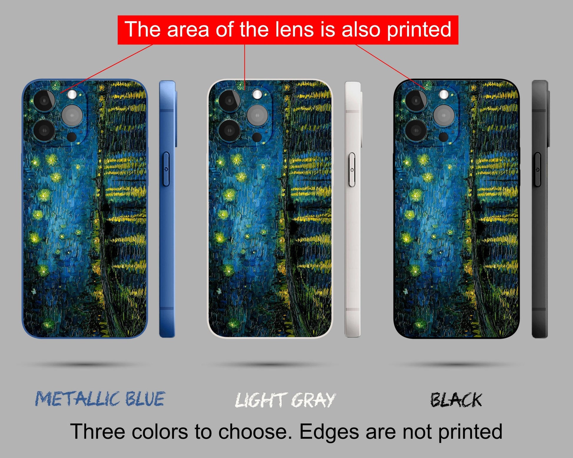 Vincent Van Gogh Starry Night Over The Rhone Phone Cover, Iphone 8Plus, Iphone Xs Case, Iphone 8 Plus Case Art, Vivid Colors, Silicone Case