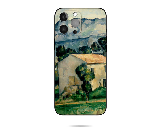 Iphone Case Of Paul Cézanne Famous Landscape Painting, Iphone 12 Pro Max, Iphone Xs Case, Post-Impressionist, Birthday Gift, Silicone Case