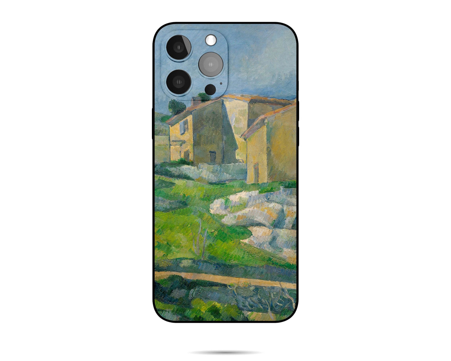 Iphone 14 Plus Case Of Paul Cézanne Famous Landscape Painting, Iphone 11 Case, Iphone Xr Case, Iphone Protective Case, Iphone Case Silicone