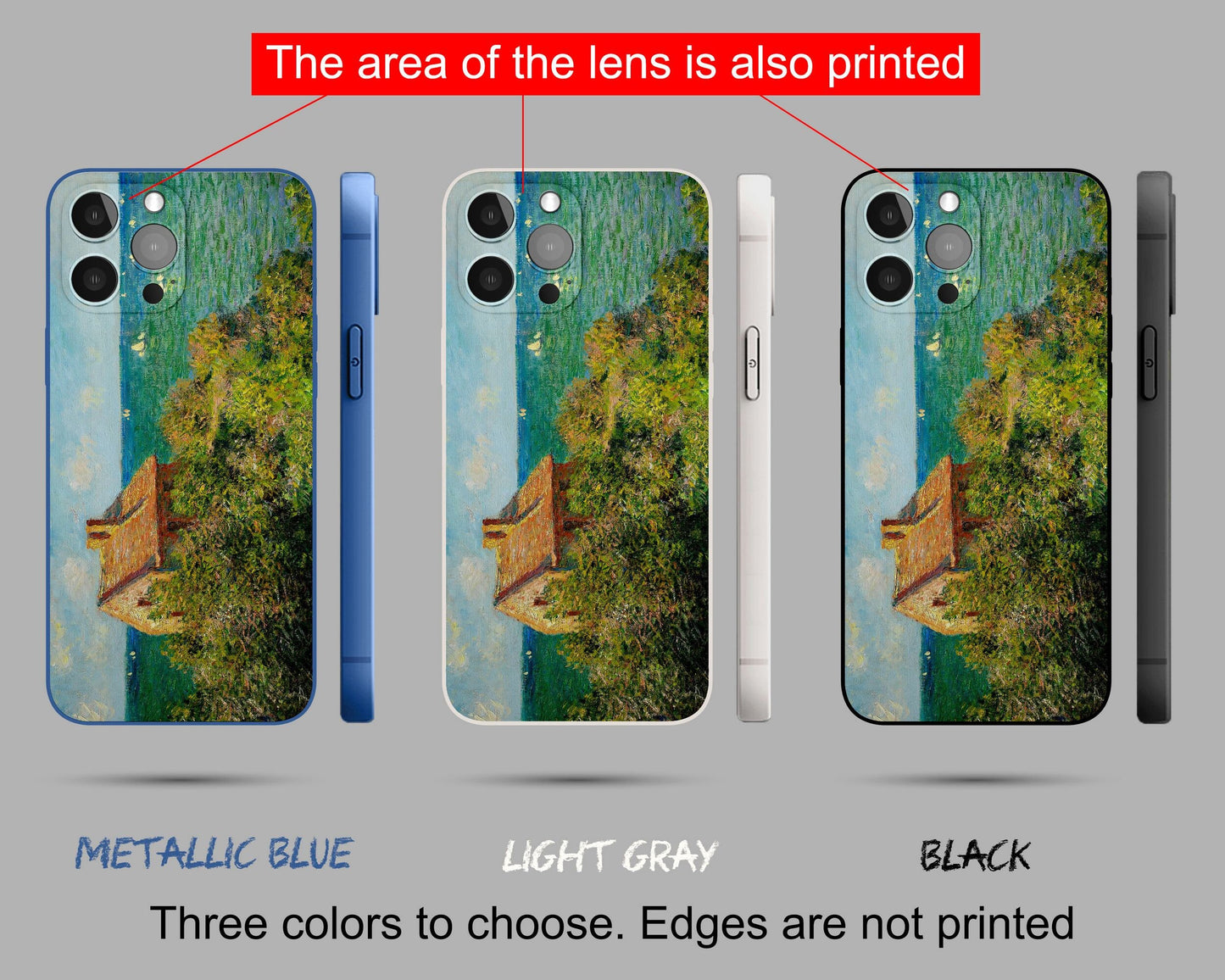 Claude Monet The Fisherman'S House At Varengeville Iphone Cover, Iphone 12 Pro Case, Iphone Se 2020, Iphone 8 Plus Case Art, Silicone Case