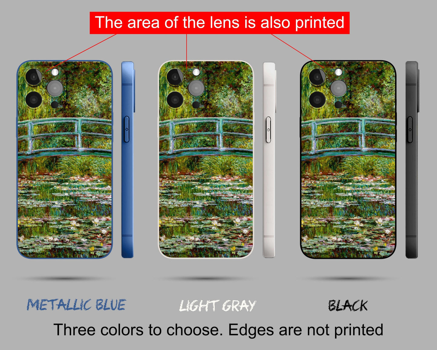 Claude Monet The Japanese Bridge Iphone Case, Iphone 11, Iphone Cases, Iphone 8 Plus Case Art, Vivid Colors, Designer Iphone 8 Plus Case