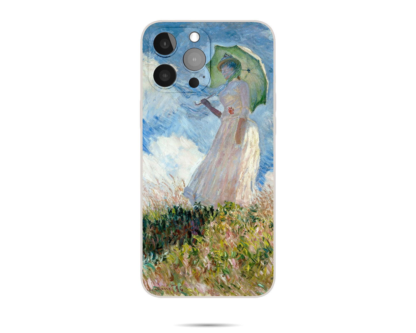 Claude Monet Woman With A Parasol Iphone Case, Iphone 11, Iphone Cases, Iphone 8 Plus Case Art, Protective Case, Silicone Case