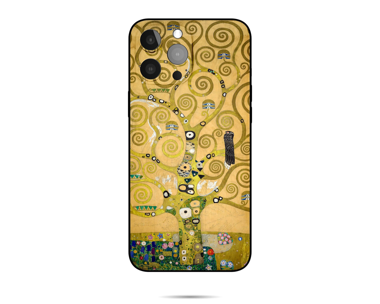 Iphone Case Of Gustav Klimt Famous Art Tree Of Life Iphone Cover, Iphone 11 Case, Iphone 7, Aesthetic Iphone, Protective Case