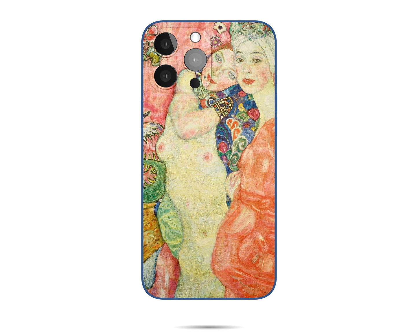 Iphone Case Of Gustav Klimt Painting The Friends Iphone Cover, Iphone 11 Case, Designer Iphone Case, Protective Case, Iphone Case Silicone