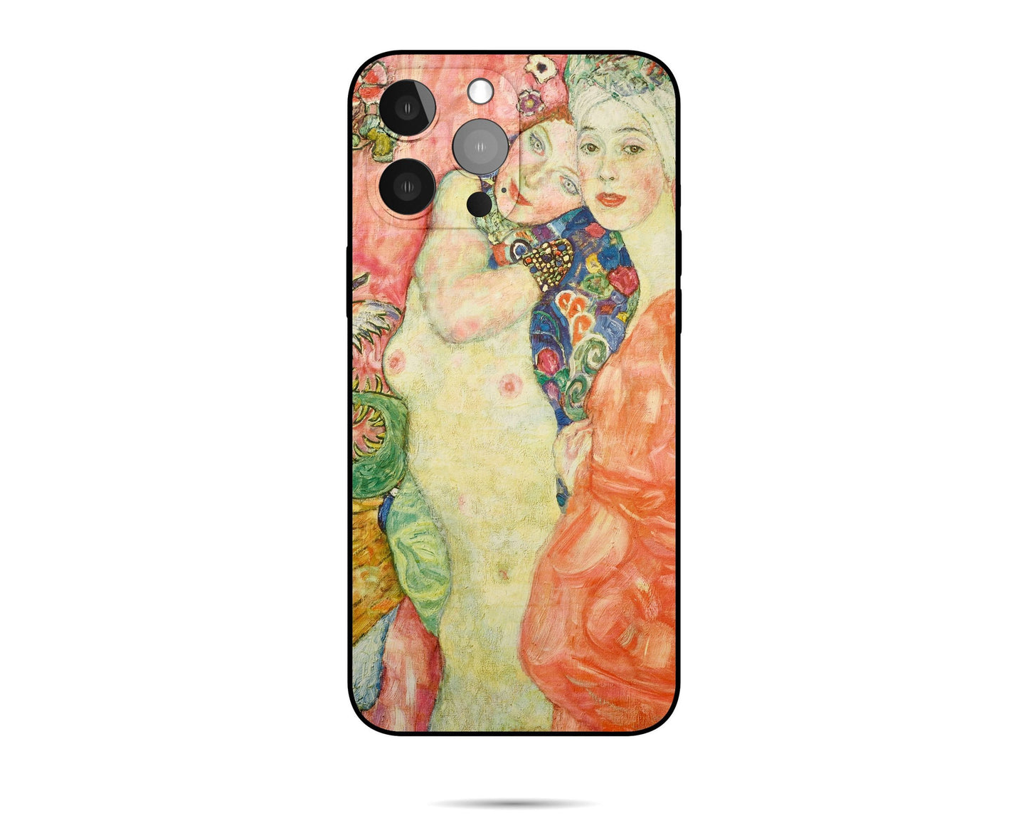 Iphone Case Of Gustav Klimt Painting The Friends Iphone Cover, Iphone 11 Case, Designer Iphone Case, Protective Case, Iphone Case Silicone