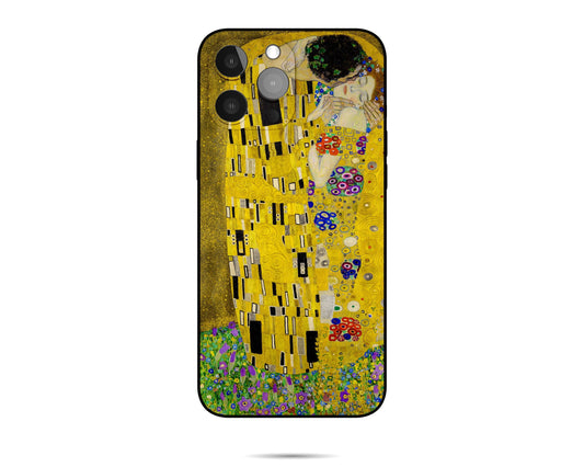 Iphone 14 Case Of Gustav Klimt Painting The Kiss, Iphone 8 Case, Iphone Se 2020, Art Nouveau, Vivid Colors, Designer Iphone 8 Plus Case