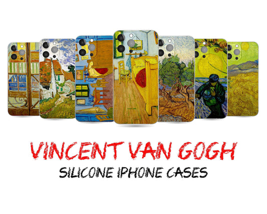 Vincent Van Gogh Iphone 14 Plus Case, Iphone 14 Mini Case, Iphone 7 Plus, Iphone 8 Plus Case, Aesthetic Phone Case, Iphone Protective Case