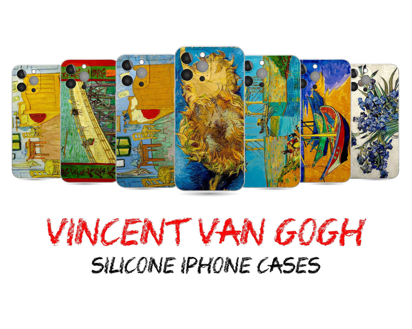 Vincent Van Gogh Iphone 14 Cover, Iphone 12 Pro Case, Iphone Xs Max Case, Iphone 8 Plus Case, Aesthetic Phone Case, Iphone Case Protective
