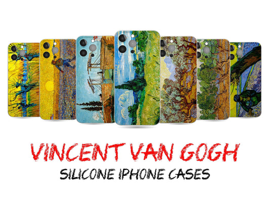 Vincent Van Gogh Iphone 14 Case, Iphone 13, Iphone Cases, Iphone 8 Plus Case Art, Designer Iphone Case, Protective Case, Silicone Case