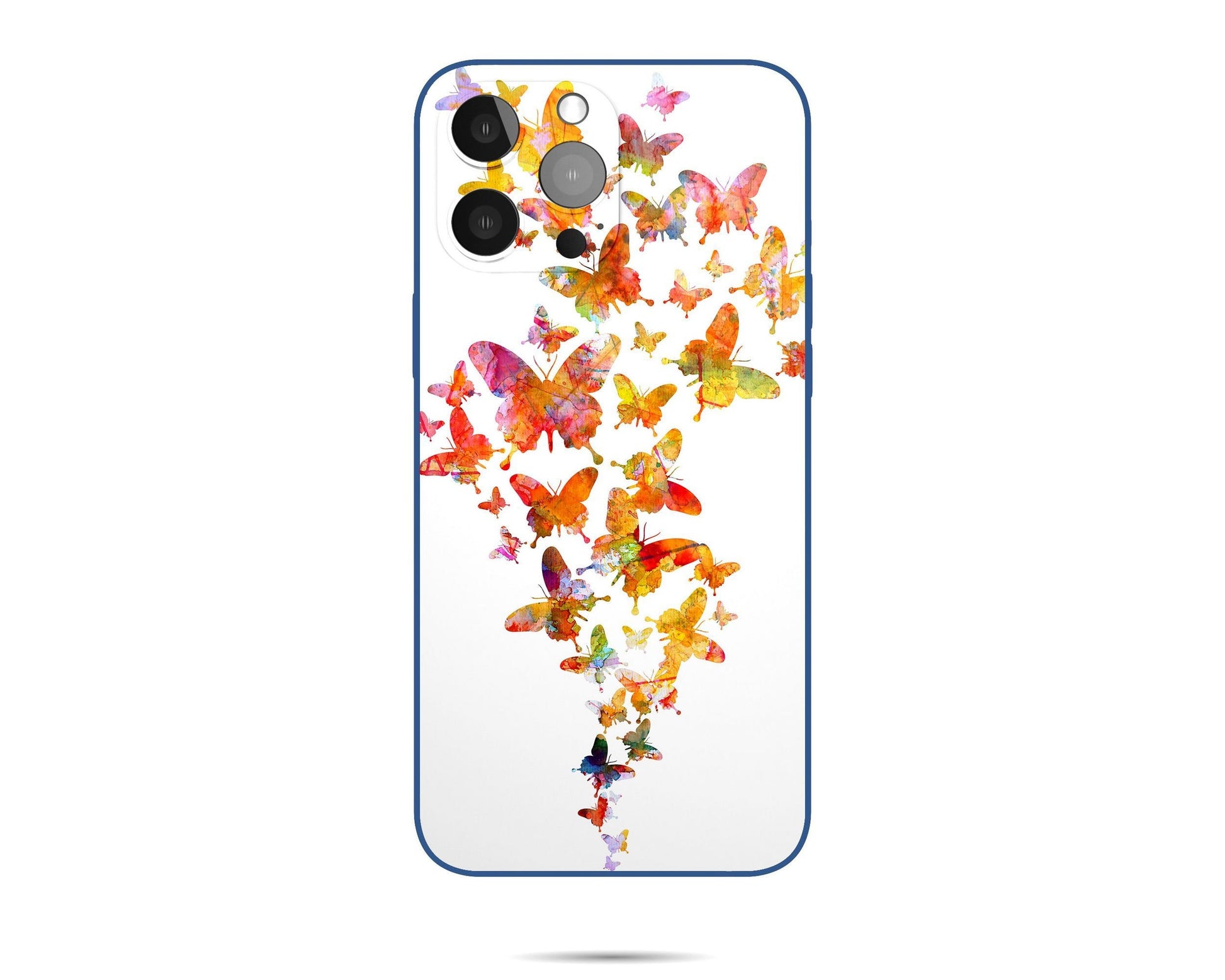 Abstract Art Butterlfies Iphone 14 Plus Case, Iphone X Case, Iphone 8 Plus Case Art, Designer Iphone Case, Gift For Her, Silicone Case