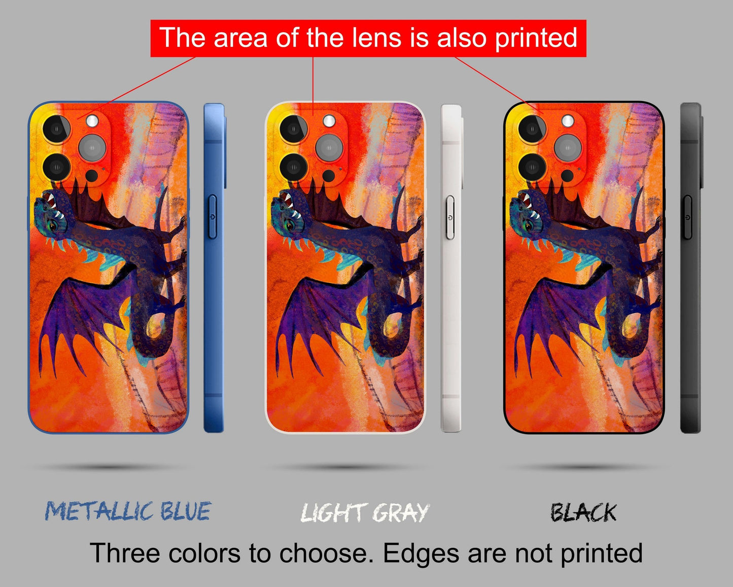 Dragon Iphone 14 Pro Case, Iphone 13 Pro Max, Iphone Se 2022 Case, Iphone 8 Plus Case Art, Aesthetic Iphone, Gift For Her, Silicone Case
