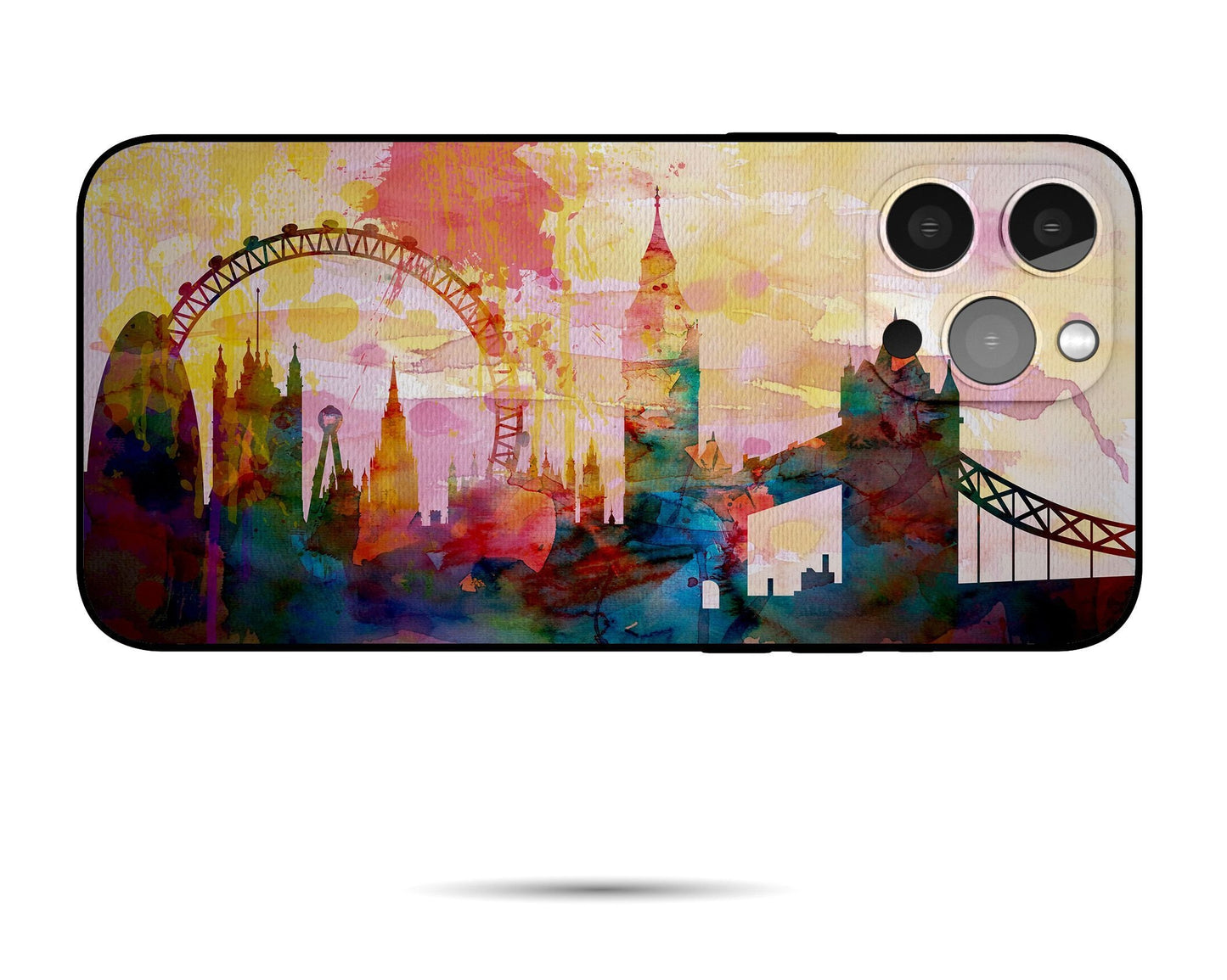 Landmarks Of London Abstract Iphone 14 Pro Case, Iphone 11, Iphone Xmax, Iphone 8 Plus Case Art, Gift For Her, Iphone Case Silicone