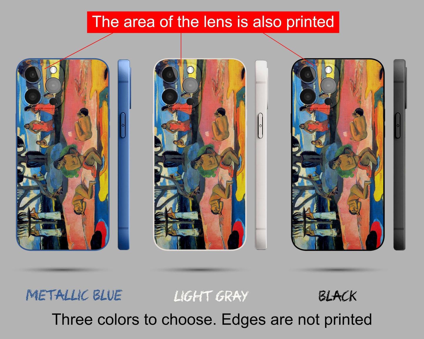 Iphone 14 Case Of Paul Gauguin Famous Painting, Iphone 8 Plus, Iphone 7 Case, Aesthetic Phone Case, Birthday Gift, Iphone Case Silicone