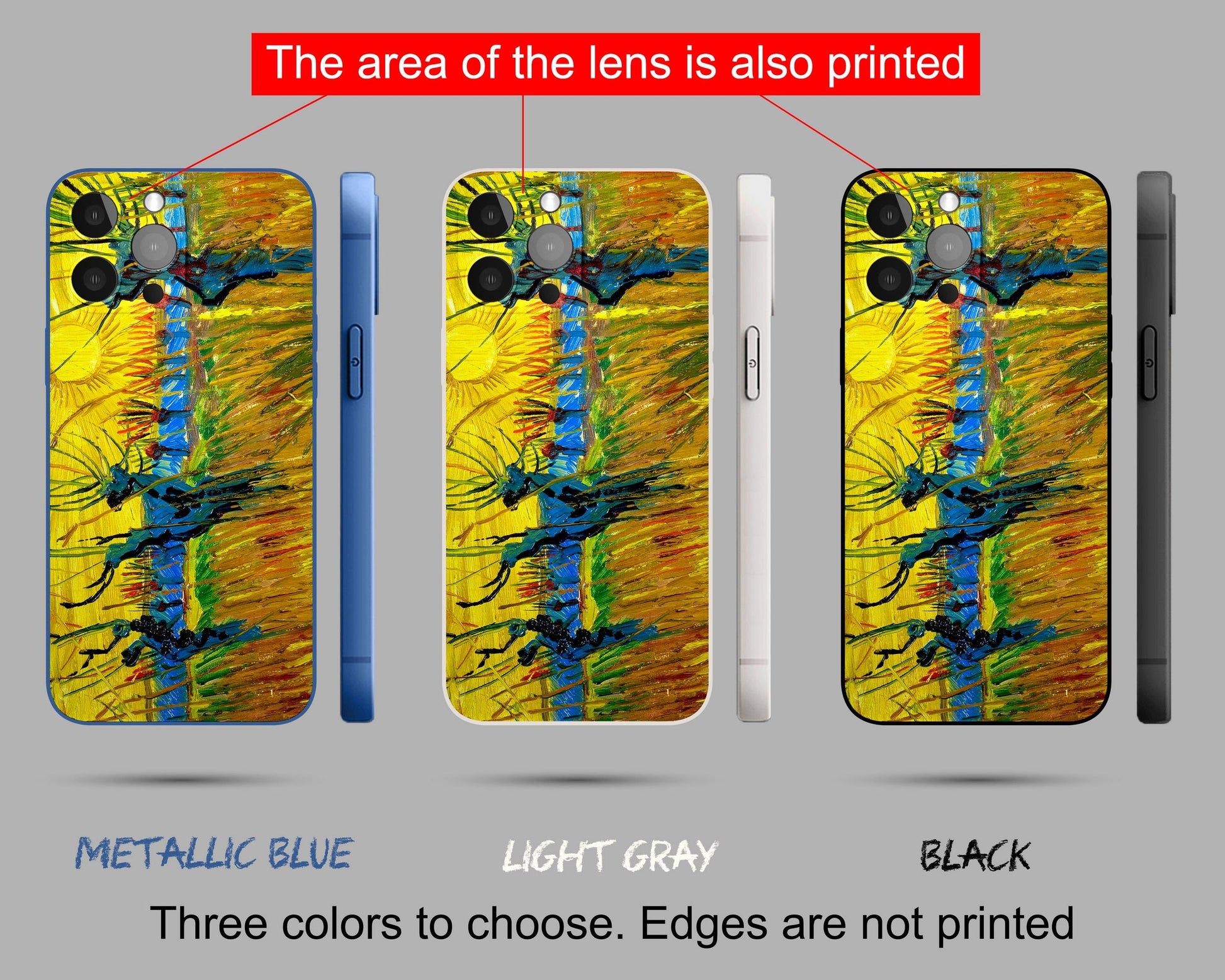 Iphone 14 Case Of Vincent Van Gogh Painting Willows With Setting Sun, Iphone 12 Pro Case, Iphone Se 2020, Aesthetic Iphone, Birthday Gift