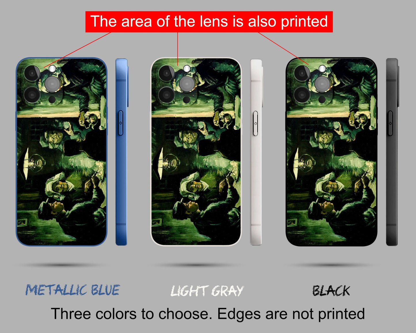 Iphone 14 Case Of Vincent Van Gogh Painting The Potato Eaters, Iphone 8 Case, Iphone Xs Case, Iphone Protective Case, Iphone Case Silicone