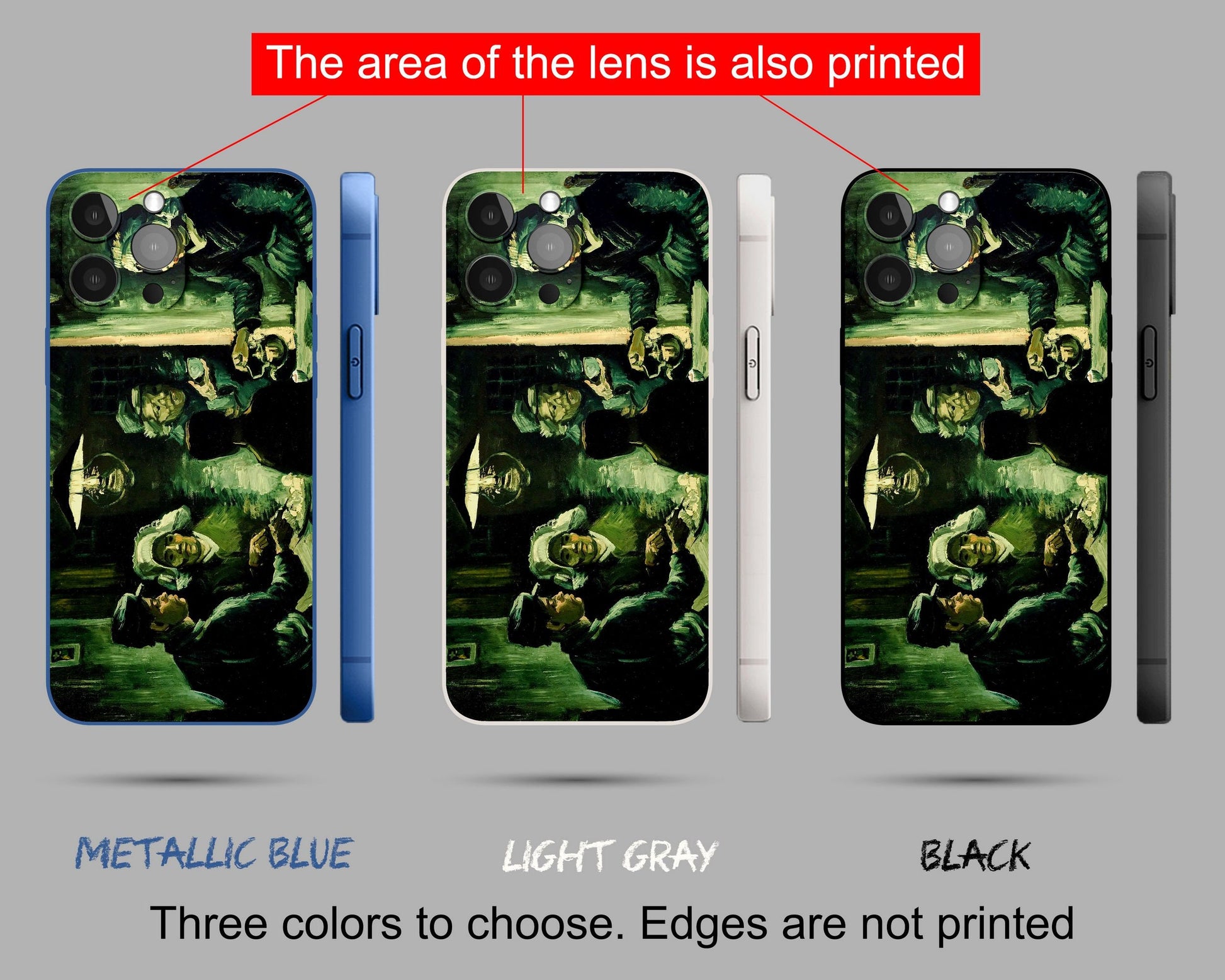 Iphone 14 Case Of Vincent Van Gogh Painting The Potato Eaters, Iphone 8 Case, Iphone Xs Case, Iphone Protective Case, Iphone Case Silicone