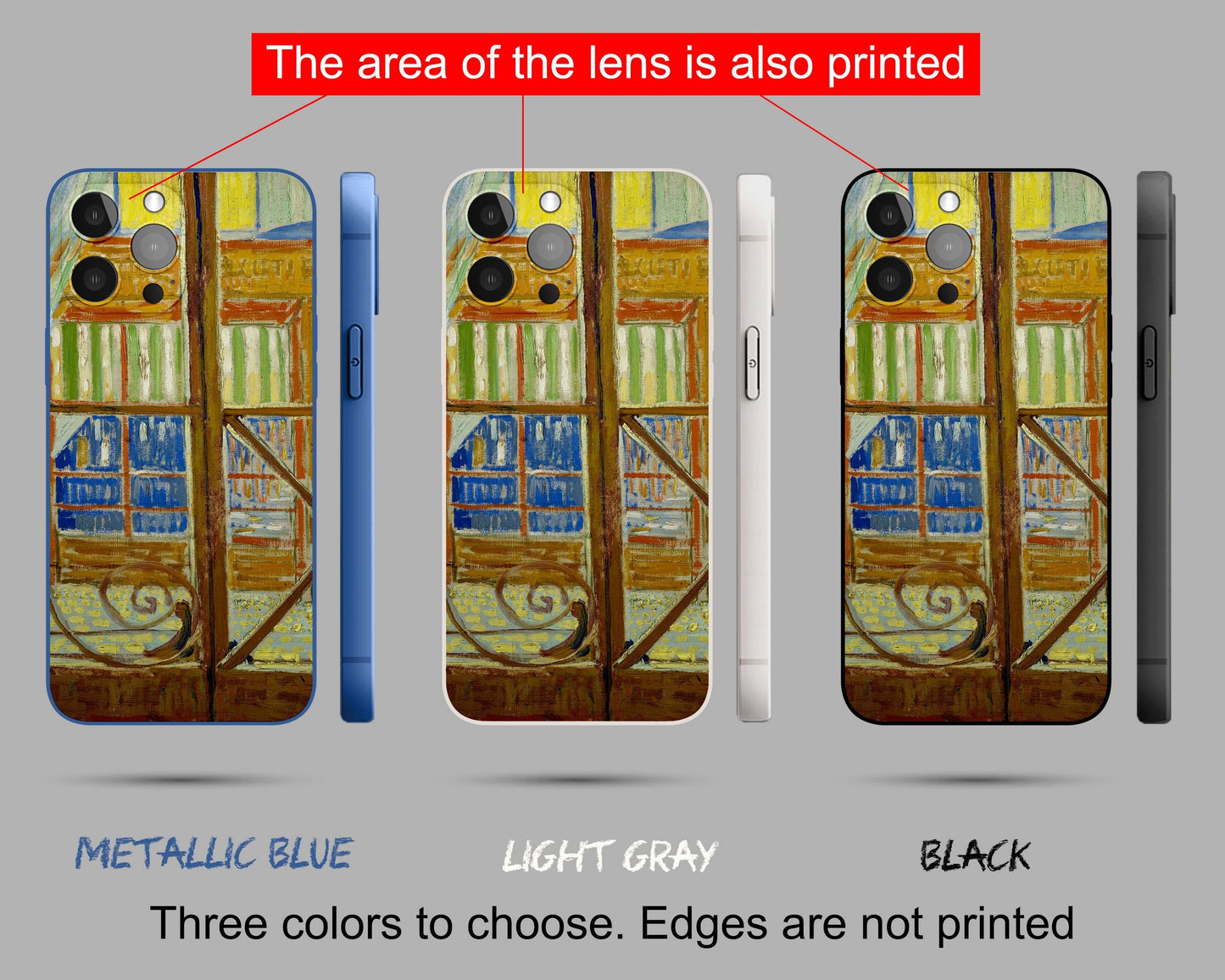 Iphone 14 Pro Case Of Vincent Van Gogh Painting View Of A Butcher'S Shop, Iphone 8 Case, Iphone Se 2020, Gift For Her, Silicone Case