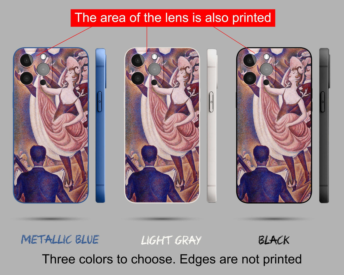 Iphone 14 Case Of Georges Seura Art, Iphone 11 Pro Max, Iphone Xmax, Pointillism, Designer Iphone Case, Birthday Gift, Iphone Case Matte