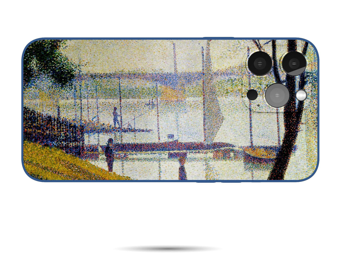Iphone 14 Case Of Georges Seura Famous Painting, Iphone 12 Pro Case, Iphone Xr Case, Aesthetic Iphone, Iphone Case Protective, Silicone Case