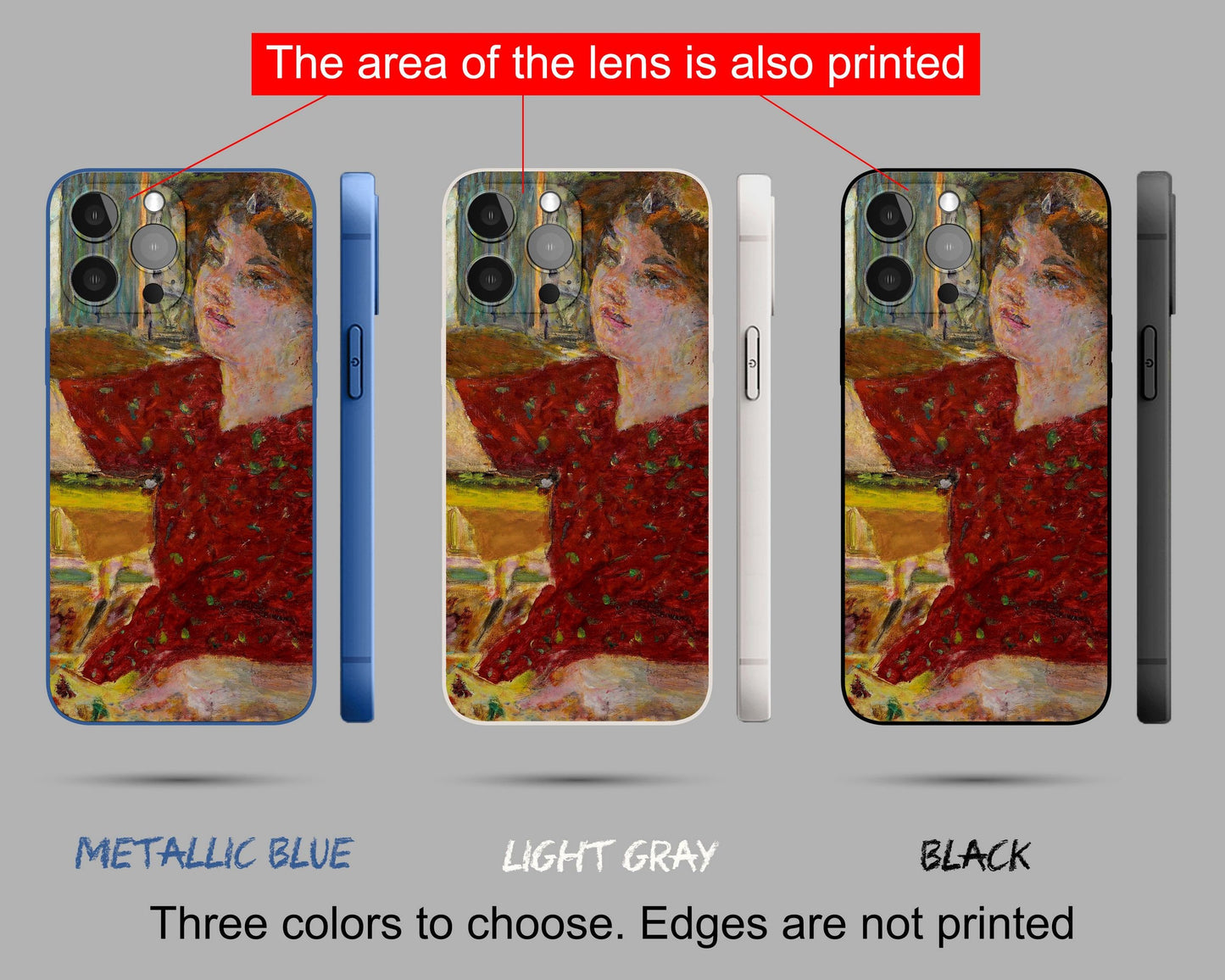 Iphone Case Of Pierre Bonnard Famous Painting Iphone Case, Iphone 13 Case, Iphone Xs Max Case, Aesthetic Phone Case, Protective Case