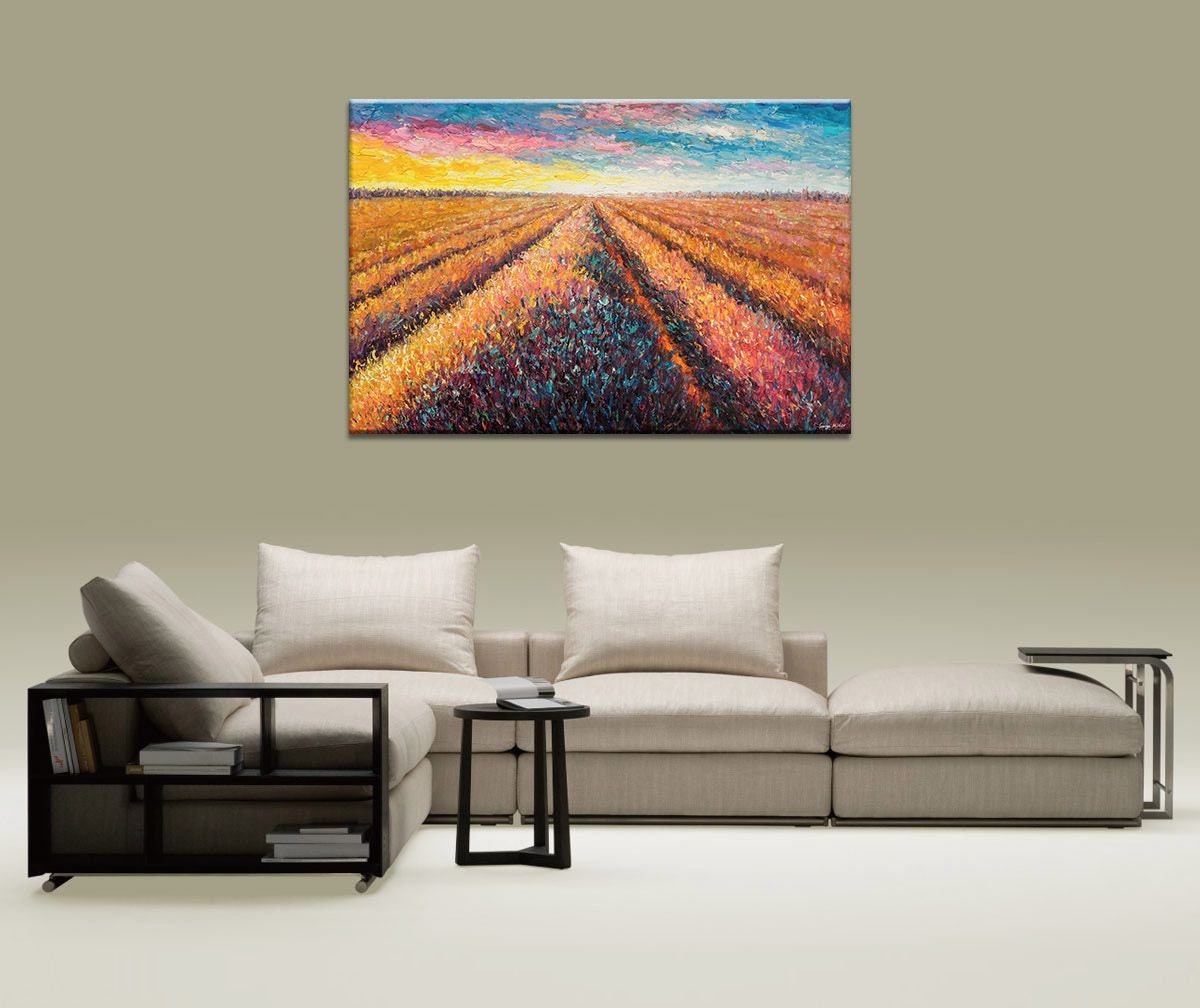 Oil Painting, Landscape Painting, Canvas Art, Abstract Art, Abstract Large Art, Wall Hanging, Original Abstract Art, Contemporary Art