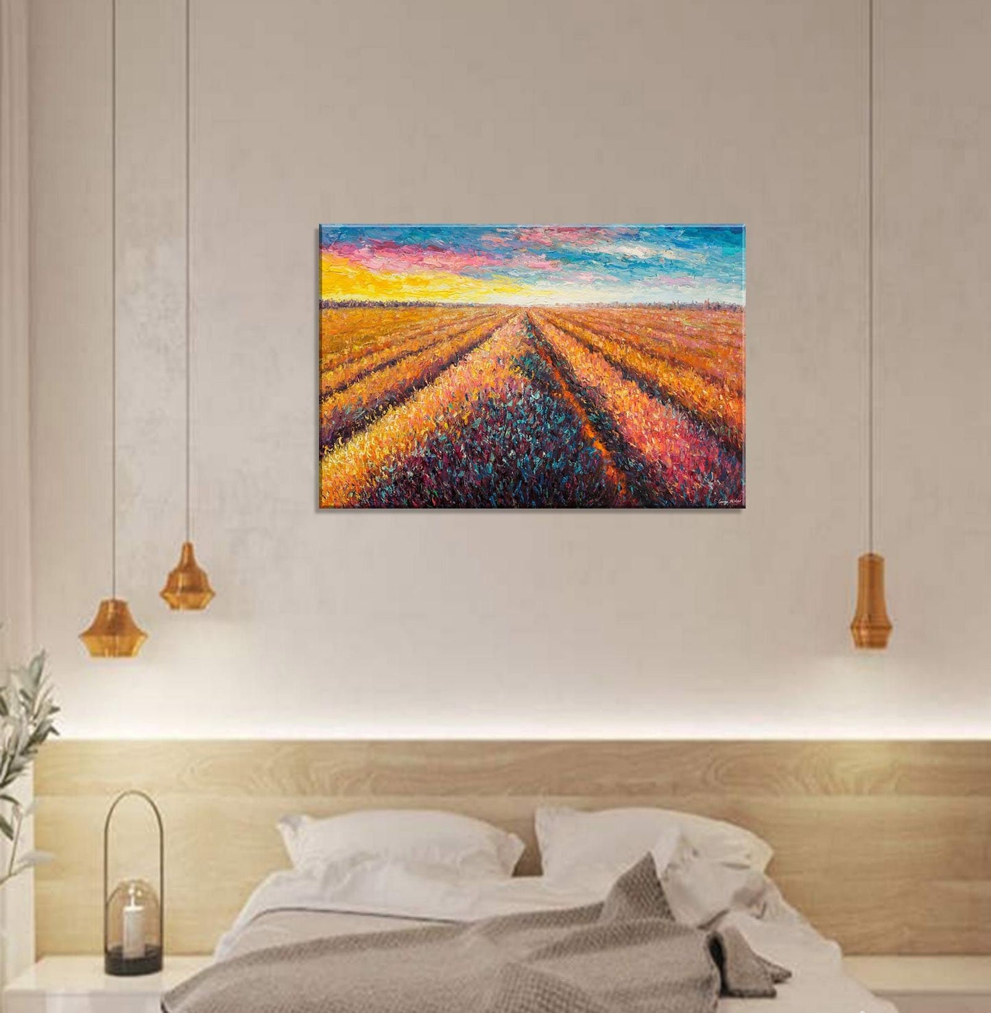 Oil Painting, Landscape Painting, Canvas Art, Abstract Art, Abstract Large Art, Wall Hanging, Original Abstract Art, Contemporary Art