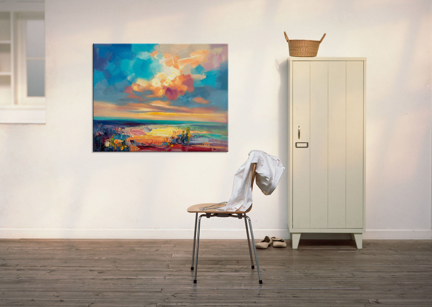 Abstract Landscape Oil Painting, Canvas Wall Art, Wall Art Painting, Landscape Wall Art, Large Canvas Art, Handmade Painting, Contemporary