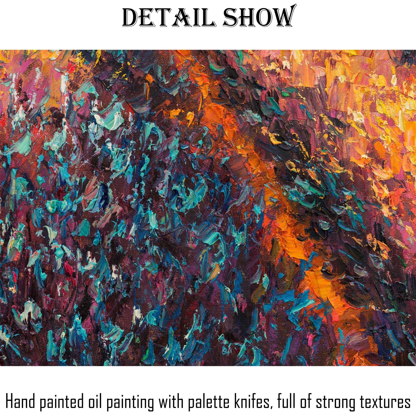Oil Painting, Landscape Painting, Canvas Art, Abstract Art, Abstract Large Art, Wall Hanging, Original Abstract Art, Contemporary Art