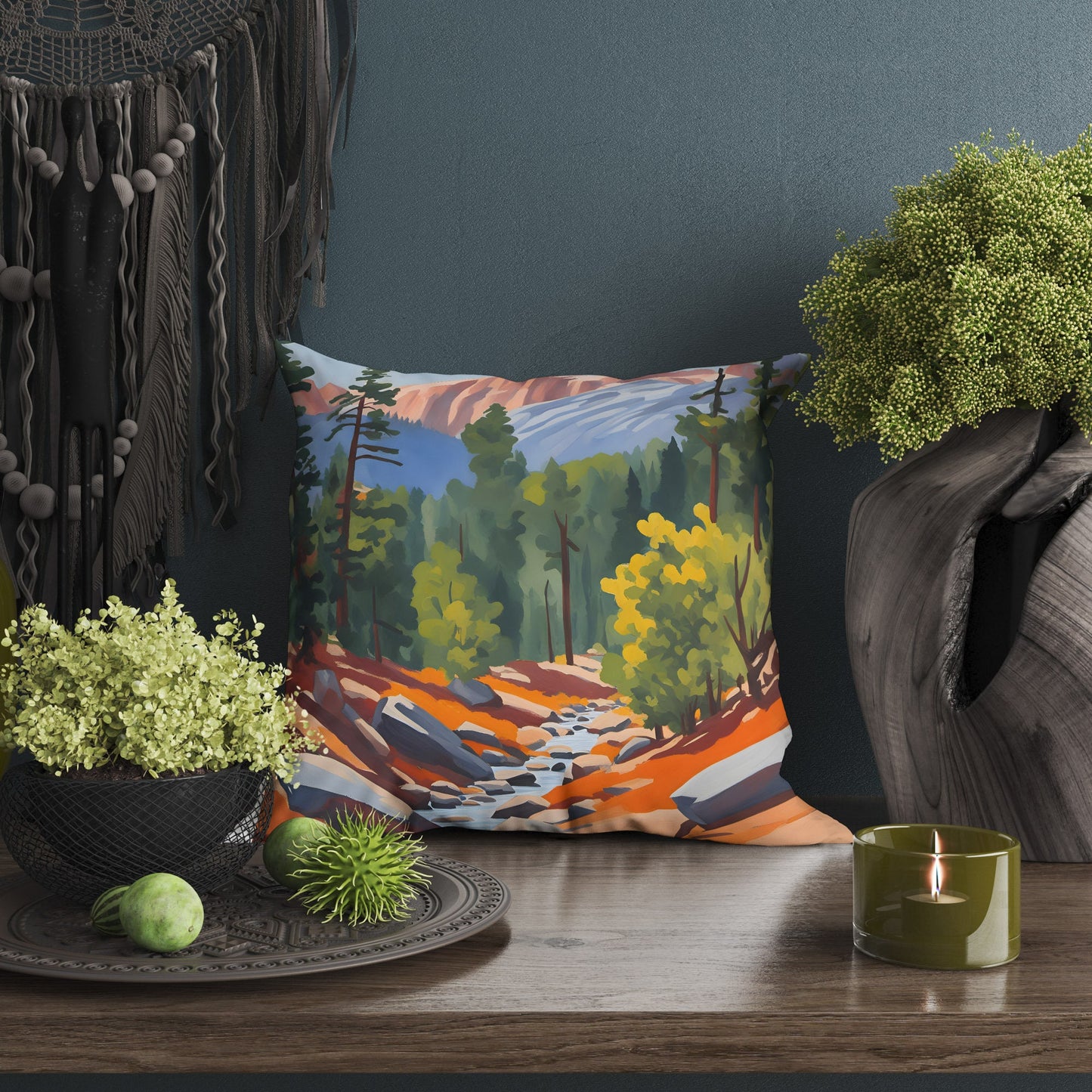 Kings Canyon National Park California, Decorative Pillow, Usa Travel Pillow, Soft Pillow Cases, 16X16 Case, Home Decor Pillow, Sofa Pillows