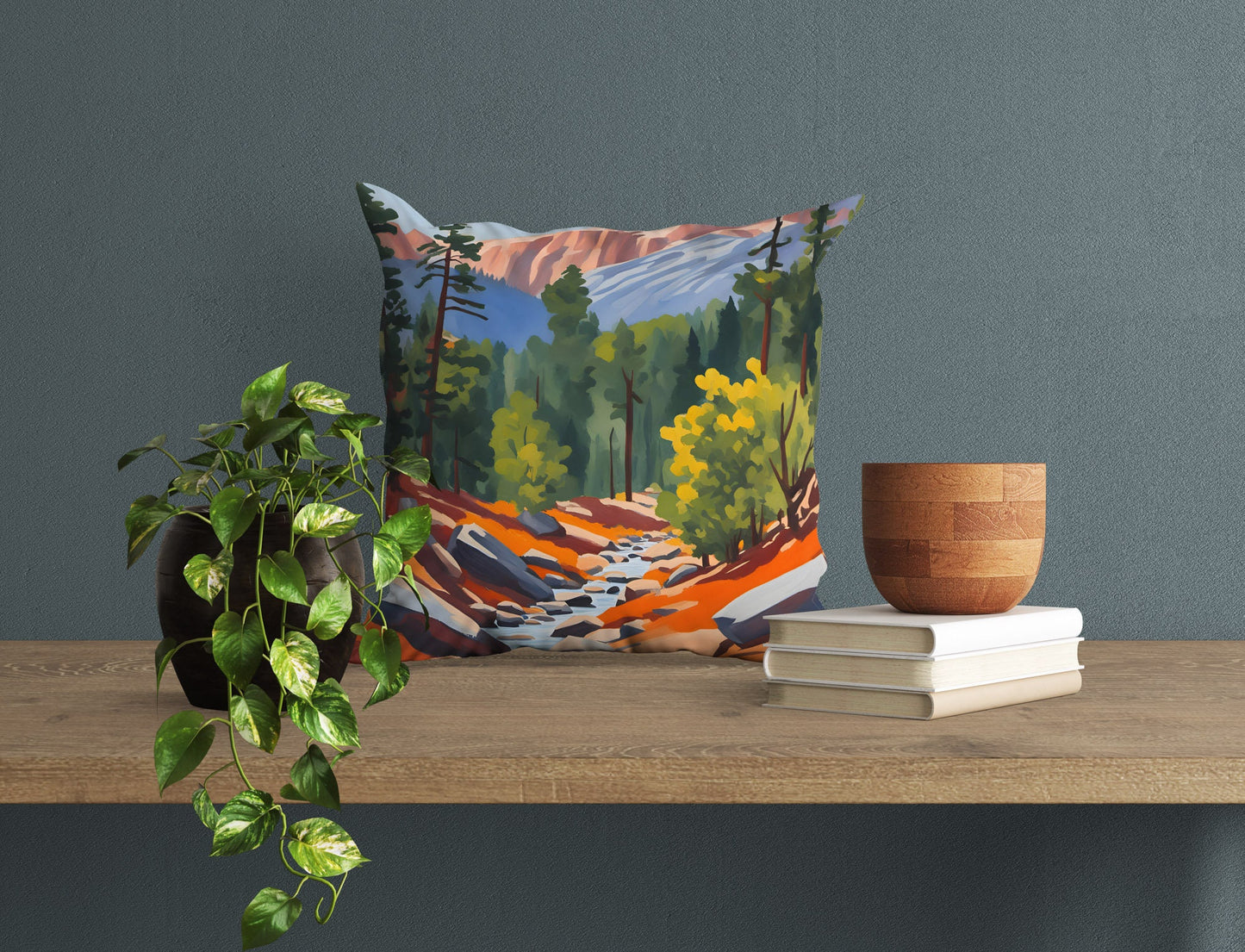 Kings Canyon National Park California, Decorative Pillow, Usa Travel Pillow, Soft Pillow Cases, 16X16 Case, Home Decor Pillow, Sofa Pillows