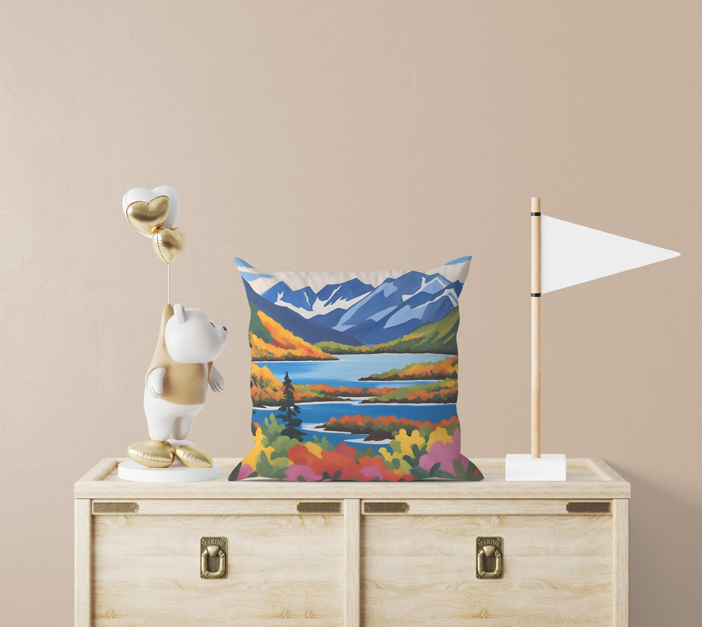 Lake Clark National Park, Decorative Pillow, Usa Travel Pillow, Soft Pillow Cases, Square Pillow, Farmhouse Pillow, Pillow Cases Kids