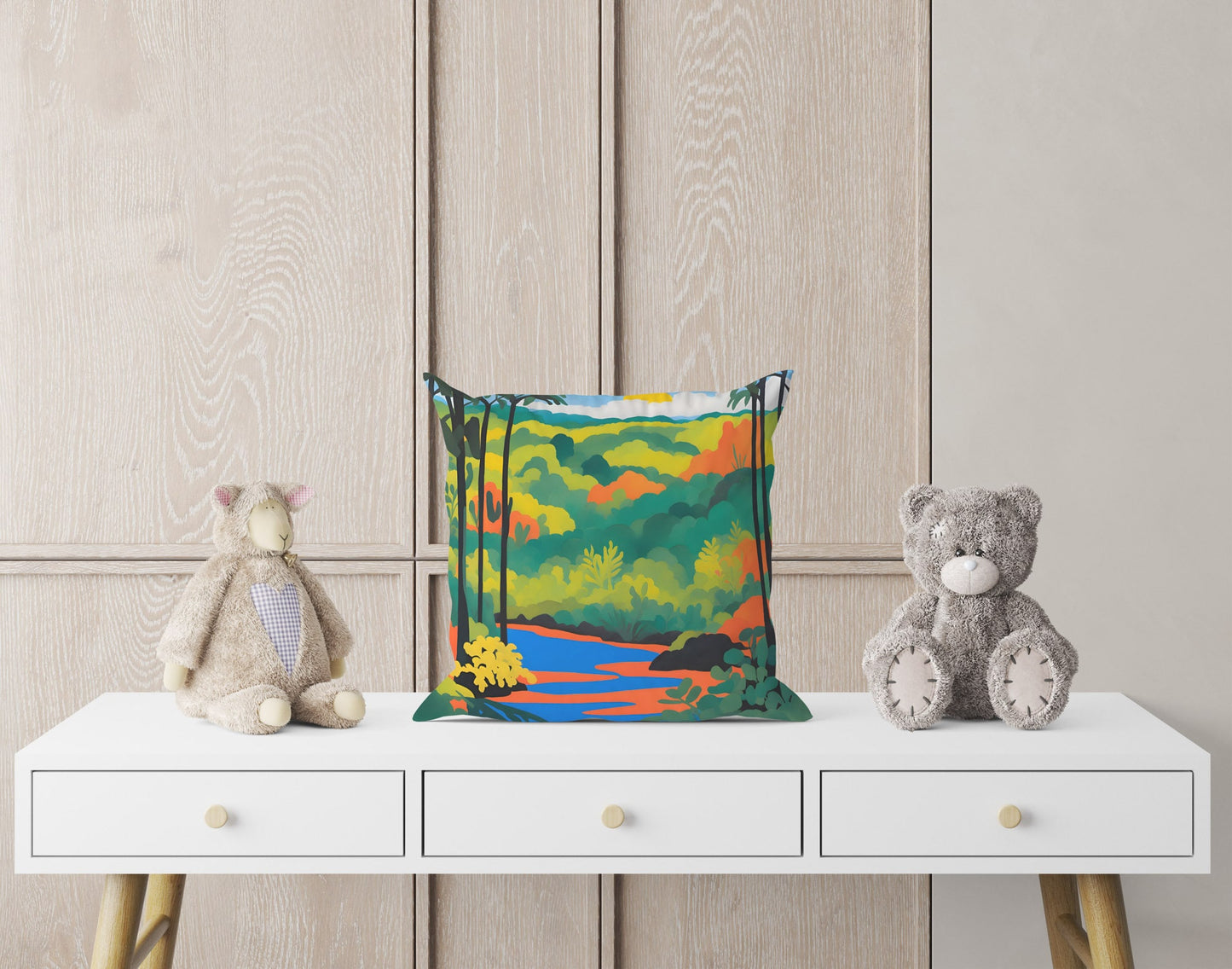 Halekala National Park Tapestry Pillows, Usa Travel Pillow, Modern Pillow, 20X20 Pillow Cover, Home And Living, Pillow Cases For Kids