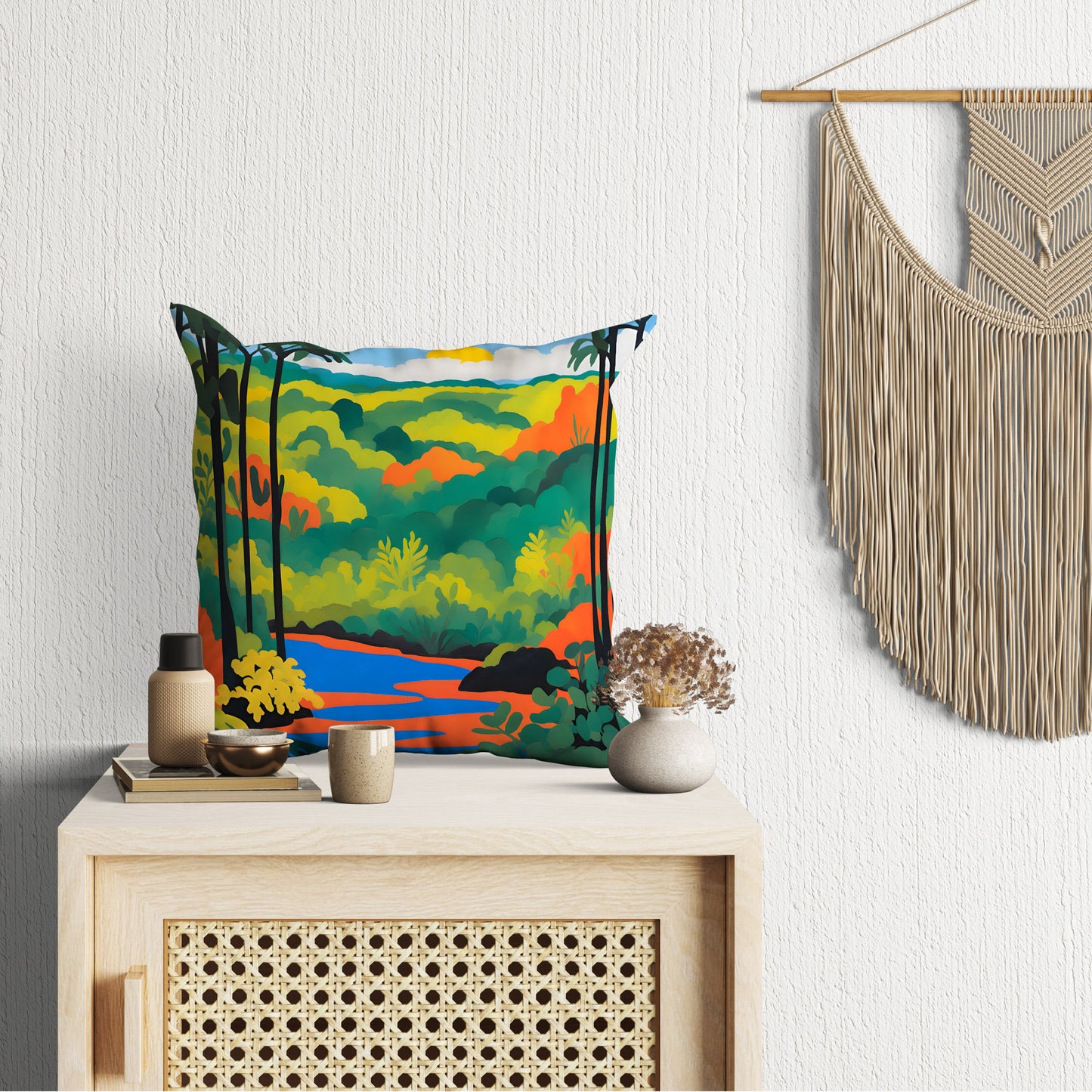 Halekala National Park Tapestry Pillows, Usa Travel Pillow, Modern Pillow, 20X20 Pillow Cover, Home And Living, Pillow Cases For Kids