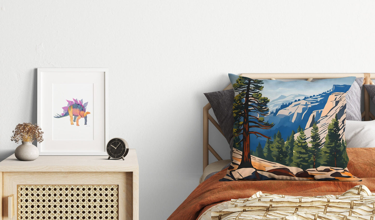 Olmsted Point In Yosemite National Park, California Throw Pillow, Usa Travel Pillow, 16X16 Case, Home And Living, Pillow Cases Kids