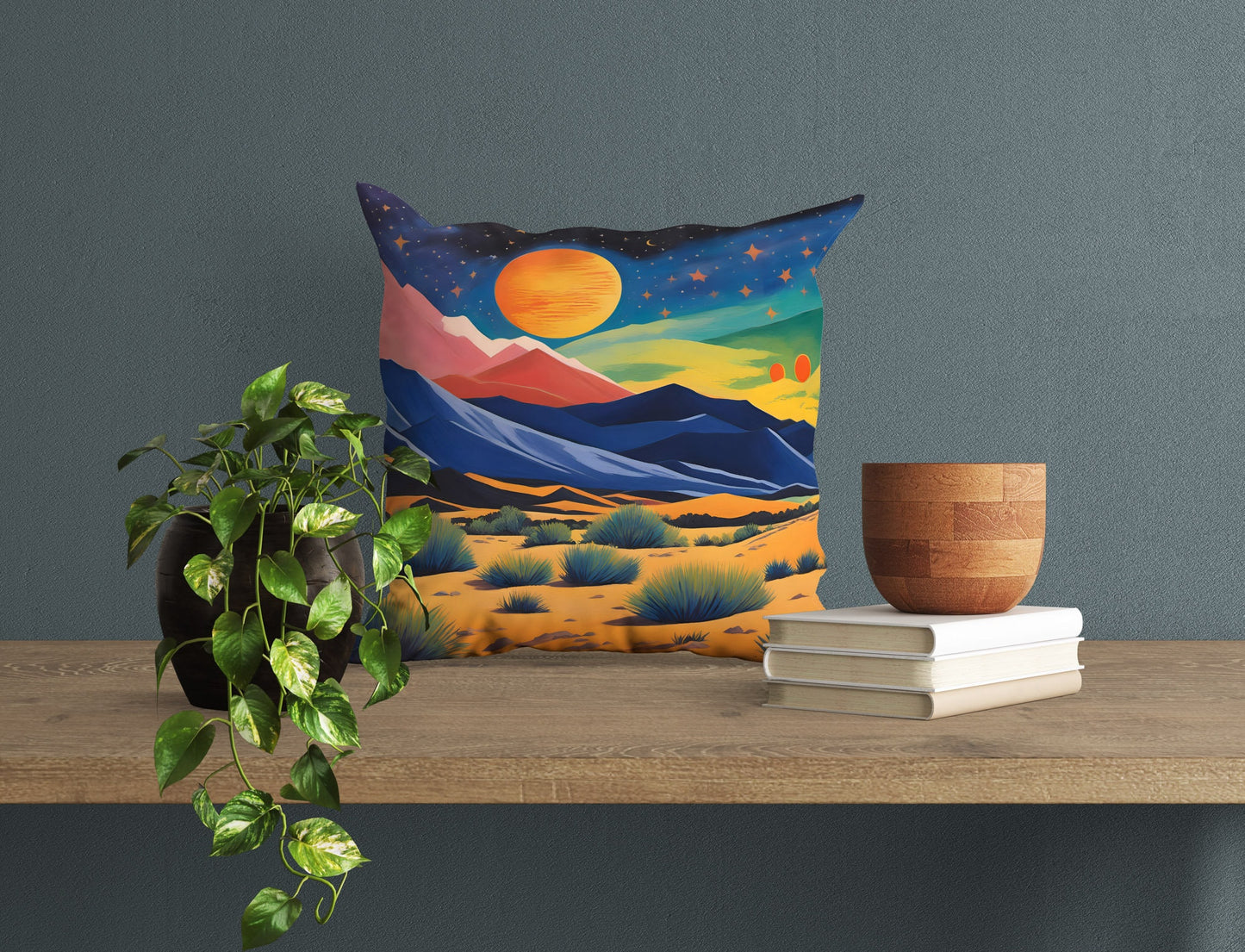 Astronomy Nights In Great Sand Dunes National Park, Colorado Throw Pillow, Usa Travel Pillow, Art Pillow, Colorful Pillow Case, 16X16 Case