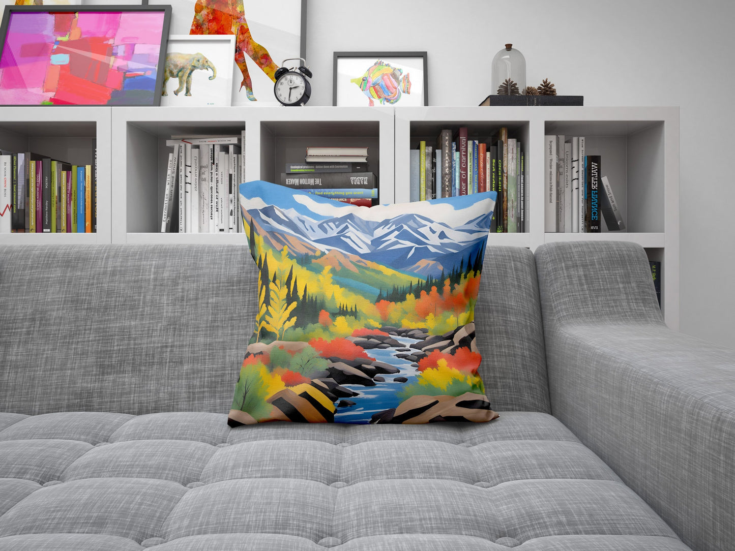 Wrangell St. Elias National Park, Decorative Pillow, Usa Travel Pillow, Modern Pillow, 24X24 Pillow Case, Home Decor Pillow, Sofa Pillows