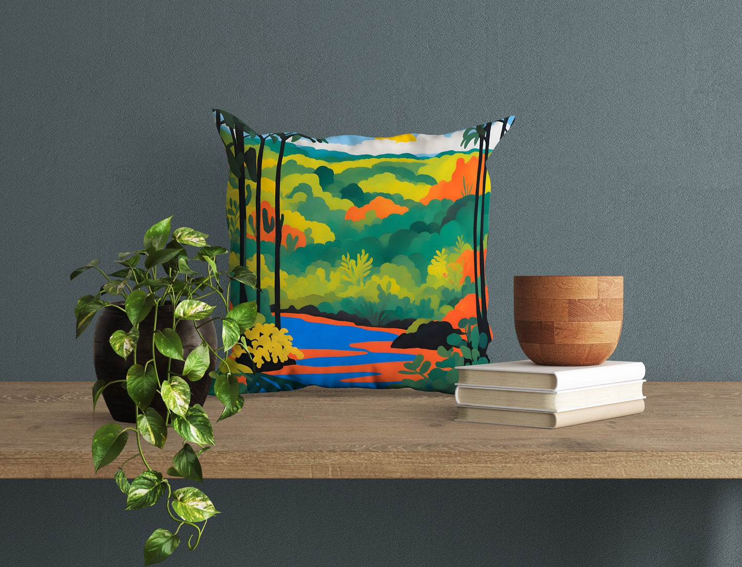 Halekala National Park Tapestry Pillows, Usa Travel Pillow, Modern Pillow, 20X20 Pillow Cover, Home And Living, Pillow Cases For Kids